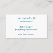 公証人エージェントペンロゴフリーランス書道ライター 名刺 (裏面)