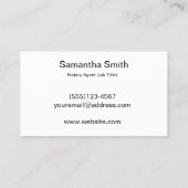 公証人エージェントペンロゴフリーランス書道ライター 名刺 (裏面)