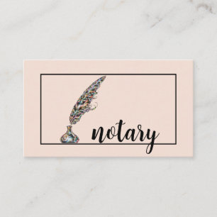 公証人エージェントペンロゴフリーランス書道ライター 名刺