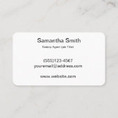 公証人エージェントペンロゴフリーランス書道ライター 名刺 (裏面)