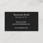 公証人エージェントペンロゴフリーランス書道ライター 名刺 (裏面)