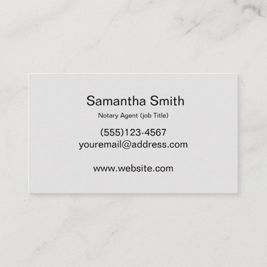 公証人エージェントペンロゴフリーランス書道ライター 名刺 (裏面)