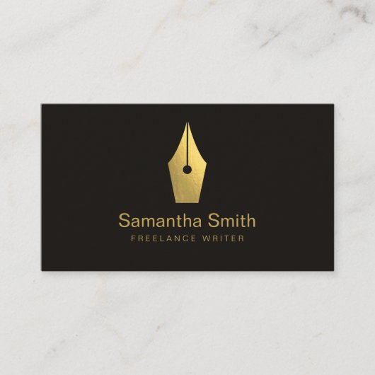 公証人エージェントペンロゴフリーランス書道ライター 名刺 (正面)