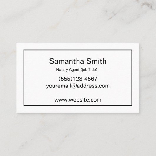 公証人エージェントペンロゴフリーランス書道ライター 名刺 (裏面)