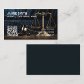 公証人カスタムQR 名刺 (正面/裏面)