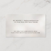 公証人クイルペンとスタンプクリームパール 名刺 (裏面)