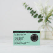 公証人クラシック公証 名刺 (スタンド正面)