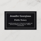 公証人シンプル名刺 名刺 (正面)