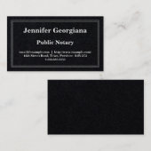 公証人シンプル名刺 名刺 (正面/裏面)