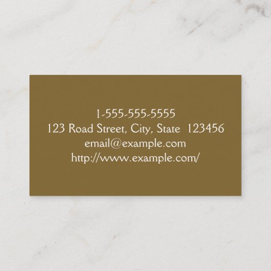 公証人シンプル基本名刺 名刺 (裏面)