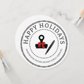 公証人シールハッピーホリデー2026カレンダーカード カード (正面/裏面インサイチュ)