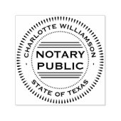 公証人スタイリッシュ公債署名業者 セルフインキングスタンプ (デザイン)