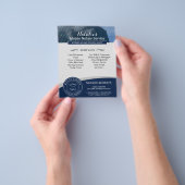 公証人スタンプ ローン署名エージェント ビジネス チラシ (手)