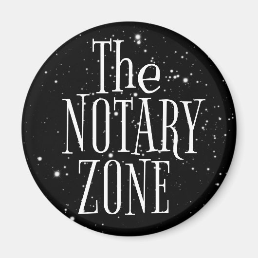 公証人ゾーンに入る マグネット (正面)