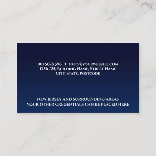 公証人タイポグラフィクイルペン 名刺 (裏面)