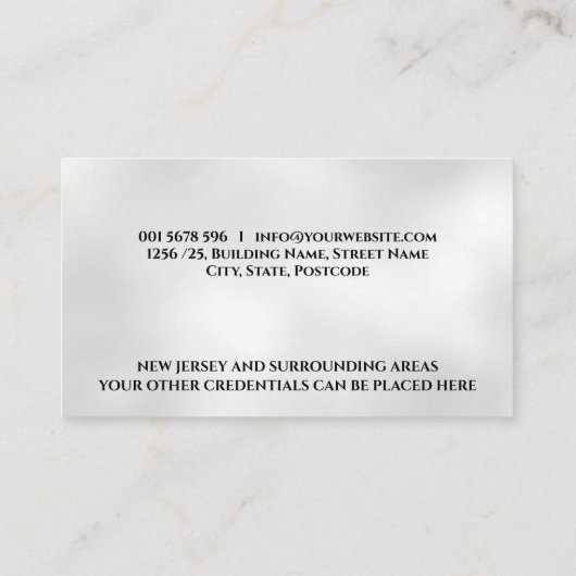 公証人タイポグラフィクイルペン 名刺 (裏面)