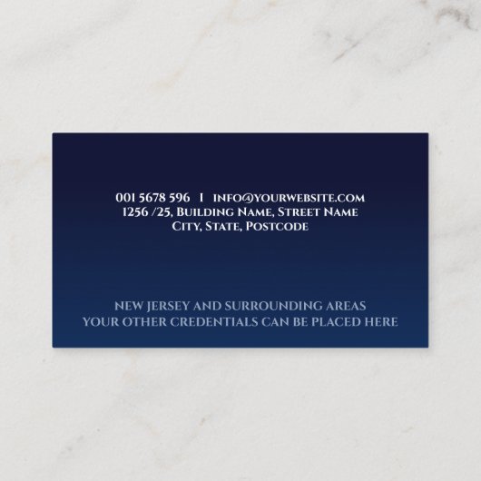 公証人タイポグラフィクイルペン 名刺 (裏面)