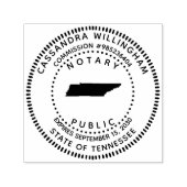 公証人テネシー セルフインキングスタンプ (デザイン)