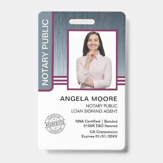 公証人バッジ バッジ (Front)