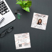 公証人バラ金ゴールド写真QRコードローン署名業者 スクエア名刺