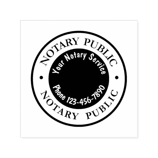 公証人パブリックビジネスロゴテンプレート セルフインキングスタンプ (デザイン)