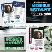 公証人パブリックブルーパーソナライズされたブラックTシャツ Tシャツ