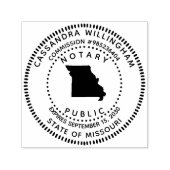 公証人パブリックミズーリ セルフインキングスタンプ (デザイン)