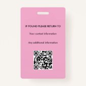 公証人パブリックローン署名エージェントIDバッジ バッジ (裏面)