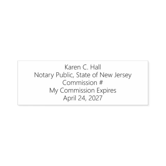 公証人パーソナライズされた公委員会の失効 セルフインキングスタンプ (デザイン)