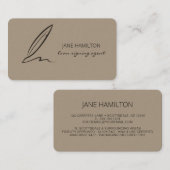 公証人プロフェッショナル貸付け署名代理人 名刺 (正面/裏面)