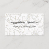 公証人ペン |金箔大理石 名刺 (裏面)