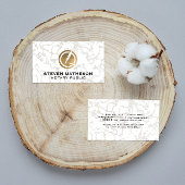 公証人ペン |金箔大理石 名刺