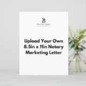 公証人マーケティングレターのテンプレートをアップ空白のロード (スタンド正面)