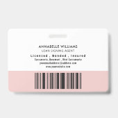 公証人モダンローンの署名エージェントの写真 バッジ (Back)