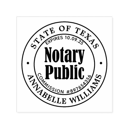 公証人モダン公証人 セルフインキングスタンプ (デザイン)