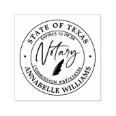 公証人モダン公証人 セルフインキングスタンプ (デザイン)