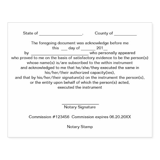 公証人モダン公認印 ラバースタンプ (インプリント)