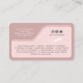 公証人モダン公開写真 名刺 (裏面)