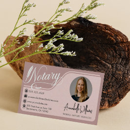 公証人モダン公開写真 名刺