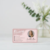 公証人モダン公開写真 名刺 (スタンド正面)