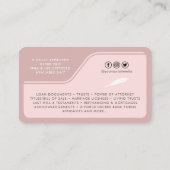 公証人モダン公開写真 名刺 (裏面)