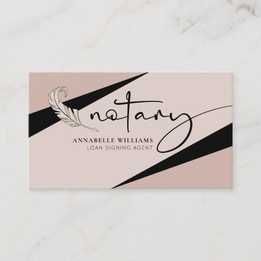 公証人モダン写真QRコード 名刺 (正面)