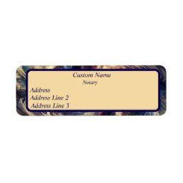 公証人モダン抽象芸術 ラベル