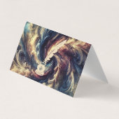 公証人モダン抽象芸術 名刺 (裏面)