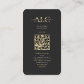 公証人モダン法的弁護士ブルー金ゴールドクイル 名刺 (裏面)