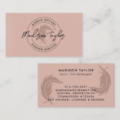 公証人モダン貸付け業者のバラ金ゴールドクイル 名刺 (正面/裏面)