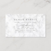 公証人モバイルローン署名エージェントホワイト大理石 名刺 (裏面)