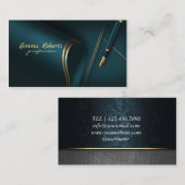 公証人ローンの署名代理人のグモダンリーン 名刺 (正面/裏面)