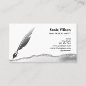 公証人ローンモダン契約代理店銀 名刺 (裏面)