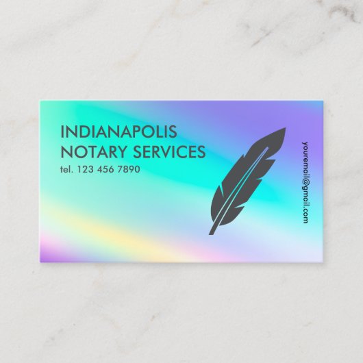 公証人ローン代理人 名刺 (正面)